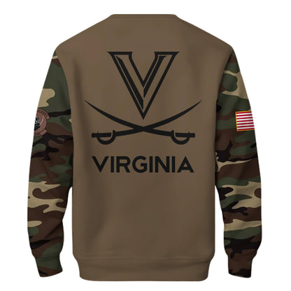 Virginia Football Camo Sweatshirt Limited Edition